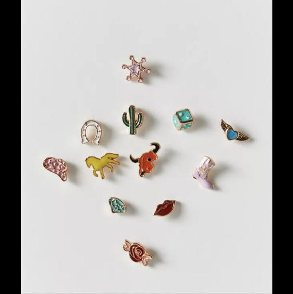 NEW! Urban Outfitters,  Enamel Mismatch Post Earring Set- NWT! - Picture 1 of 3